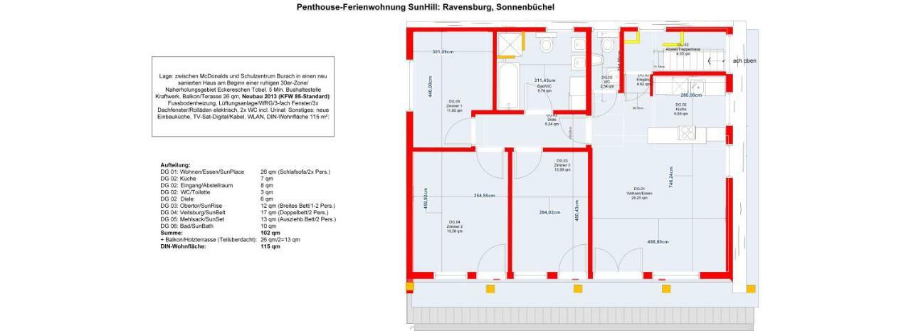 7980 Sunhill Apartementwohnung Ravensburg Exteriér fotografie